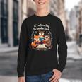 Its A Good Day To Read Book Cute Fox Sloth Owl Novel Reading Youth Crewneck Sweatshirt