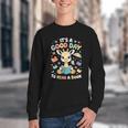 It's a Good Day To Read a Book Cute Giraffe Youth Crewneck Sweatshirt It's a Good Day To Read a Book Cute Giraffe Youth Crewneck Sweatshirt
