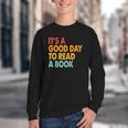 It's A Good Day To Read A Book Retro Vintage Teacher Youth Crewneck Sweatshirt It's A Good Day To Read A Book Retro Vintage Teacher Youth Crewneck Sweatshirt