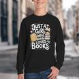 Just a Girl Who Loves Books Bookish Readers Book Lover Girls Youth Crewneck Sweatshirt