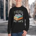 I Just Want To Read Books And Pet Cats Bookish Bookworm Youth Crewneck Sweatshirt I Just Want To Read Books And Pet Cats Bookish Bookworm Youth Crewneck Sweatshirt
