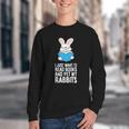 I Just Want To Read Books And Pet My Rabbit Youth Crewneck Sweatshirt