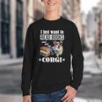 Kids Read Books & Pet My Blue Merle Corgi Lover Youth Crewneck Sweatshirt