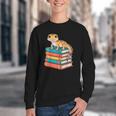 Leopard Gecko Book Lover Reading Youth Crewneck Sweatshirt