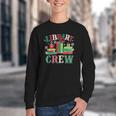 Library Crew Book Lovers Reader Teacher Librarian Christmas Youth Crewneck Sweatshirt