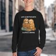 Life Is Better With Sloths And Books Cute Sloth Lover Youth Crewneck Sweatshirt Life Is Better With Sloths And Books Cute Sloth Lover Youth Crewneck Sweatshirt