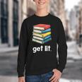 Get Lit With Books Youth Crewneck Sweatshirt Get Lit With Books Youth Crewneck Sweatshirt