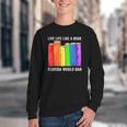 Live Life Like A Book Florida Would Ban LGBT Month Youth Crewneck Sweatshirt