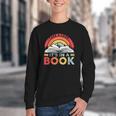 Take A Look It's In A Book Reading Book Vintage Rainbow Youth Crewneck Sweatshirt