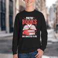 Maybe Books Are Addicted To Me Reading Present Youth Crewneck Sweatshirt Maybe Books Are Addicted To Me Reading Present Youth Crewneck Sweatshirt