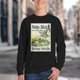 Moby Dick Book Cover Illustration Youth Crewneck Sweatshirt