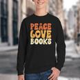 Peace Love Books Men Women Youth Crewneck Sweatshirt Peace Love Books Men Women Youth Crewneck Sweatshirt