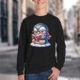 Penguin Reading a Book Animal Youth Crewneck Sweatshirt