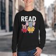 Pig Elephant Reading Cute Book Lover Bookworm Boys Girls Kid Youth Crewneck Sweatshirt Pig Elephant Reading Cute Book Lover Bookworm Boys Girls Kid Youth Crewneck Sweatshirt