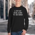 I Put My Book Down To Be Here Youth Crewneck Sweatshirt