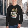 Raccoon Books Reading Flowers Youth Crewneck Sweatshirt