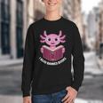 I Read Banned Books Axolotl Reading Youth Crewneck Sweatshirt I Read Banned Books Axolotl Reading Youth Crewneck Sweatshirt