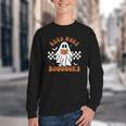Read More Books Cute Ghost Reading Book Teacher Halloween Youth Crewneck Sweatshirt