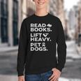 Read Books Lift Heavy Pet Dogs Youth Crewneck Sweatshirt Read Books Lift Heavy Pet Dogs Youth Crewneck Sweatshirt