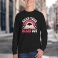Read Your Heart Out Book Lover Fun Reading Time Youth Crewneck Sweatshirt