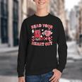Read Your Heart Out Valentine Teacher Book Lover Youth Crewneck Sweatshirt Read Your Heart Out Valentine Teacher Book Lover Youth Crewneck Sweatshirt
