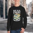 Read S'More Books Marshmallow Reading Smores Youth Crewneck Sweatshirt