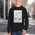 The Reader Tarot Card Bookworm Books Lover Dragon Librarians Youth Crewneck Sweatshirt