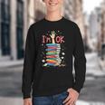 Reading Books Librarian Reader Nerd I'm Ok School Teacher Youth Crewneck Sweatshirt Reading Books Librarian Reader Nerd I'm Ok School Teacher Youth Crewneck Sweatshirt