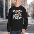 Reading Is My Favorite Sport Reading Book Lover Reader Youth Crewneck Sweatshirt