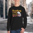 Reading Is My Favorite Sport Book Lovers Youth Crewneck Sweatshirt