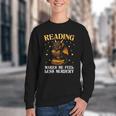 Reading Makes Me Feel Less Murdery Book Dragon Youth Crewneck Sweatshirt