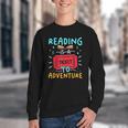 Reading Is A Ticket To Adventure Fun Book Lovers Fun Youth Crewneck Sweatshirt