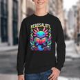 Readsalotl Axolotl Book Lovers Axolotls Youth Crewneck Sweatshirt