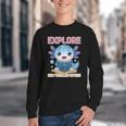 Readsolotl Kawaii Axolotl Book Lover Reading Youth Crewneck Sweatshirt Readsolotl Kawaii Axolotl Book Lover Reading Youth Crewneck Sweatshirt