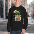 Retro Christmas Ornament Book Christmas Teacher Librarian Youth Crewneck Sweatshirt