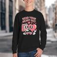Retro Read Your Heart Out Valentine's Day Teacher Book Lover Youth Crewneck Sweatshirt