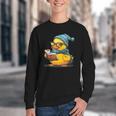Rubber Duck Reading Book Rubber Duckie Reader Coffee Lover Youth Crewneck Sweatshirt Rubber Duck Reading Book Rubber Duckie Reader Coffee Lover Youth Crewneck Sweatshirt