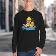 Rubber Duck Reading Book Swim Rubber Duckling Rubber Duckie Youth Crewneck Sweatshirt