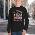 Salem Witch Book Club Bookish Halloween Raccoon Witchcraft Youth Crewneck Sweatshirt