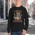 Smut Reader Spicy Book Dark Romance I Like My Fictional Men Youth Crewneck Sweatshirt