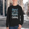 Snow Is Falling Books Are Calling Youth Crewneck Sweatshirt