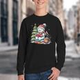 Snowman Reading Book Lovers Christmas Librarian Bookworm Youth Crewneck Sweatshirt Snowman Reading Book Lovers Christmas Librarian Bookworm Youth Crewneck Sweatshirt
