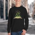 St Patricks Day Book Lover Librarian Core Shamrock Author Youth Crewneck Sweatshirt