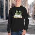 St Patricks Day Book Lover Librarian Reading Saint Pattys Youth Crewneck Sweatshirt