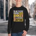 I Like To Stay In Bed And Read Books It's Too Peopley Outsid Youth Crewneck Sweatshirt I Like To Stay In Bed And Read Books It's Too Peopley Outsid Youth Crewneck Sweatshirt