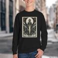 Tarot Cards Guide Book Esoteric Mysticism Clothing Tarot Card Justice Youth Crewneck Sweatshirt