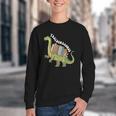 Teachersaurus Dinosaur Teachers Dino Reading Book Librarian Youth Crewneck Sweatshirt Teachersaurus Dinosaur Teachers Dino Reading Book Librarian Youth Crewneck Sweatshirt