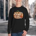 Thanksgiving Fall Books Pumpkins Vintage Library Teacher Kid Youth Crewneck Sweatshirt Thanksgiving Fall Books Pumpkins Vintage Library Teacher Kid Youth Crewneck Sweatshirt