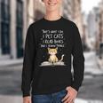 That's What I Do I Pet Cats I Read Books And I Know Things Youth Crewneck Sweatshirt