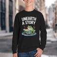 Unearth a Story Frog Reading a Book Summer 2026 Youth Crewneck Sweatshirt